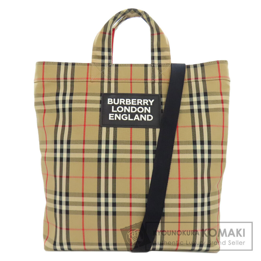 Burberry Nova Check Nylon Handbag